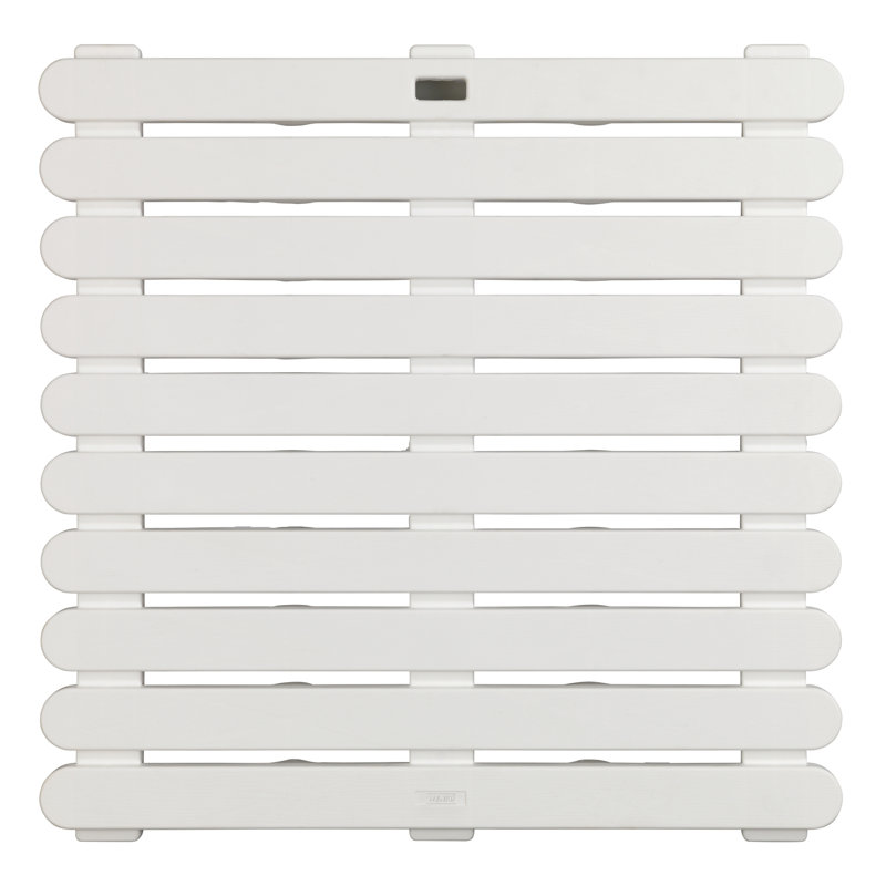 Non-Slip Shower Mat, White