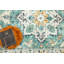Tapis bleu / vert élégant-1126000145