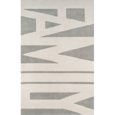 Tapis rectangulaire en laine Effy