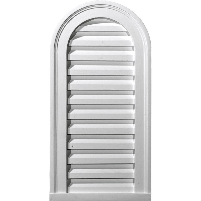 Ventilateur cathédrale à pignon mural Nice, H 21 po x l 16 po x P 1,25 po