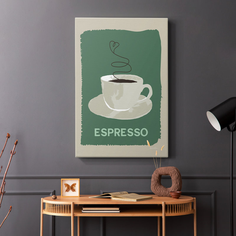 Café moderne IV - Cavas enveloppés de galerie, H 48 po x l 32 po