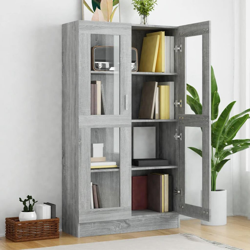 Brenleigh Display Cabinet, Grey Oak