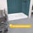 54" x 36" ADA Roll-In Shower Base, Curbless Wheelchair Accessible Acrylic Shower Pan, Center Drain, Low Threshold Barrier-Free Slip-Resistant Shower Base