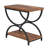 Tashai 2-Tier Rectangular End Side Table with Semicircular Metal Legs-329926391-329927347