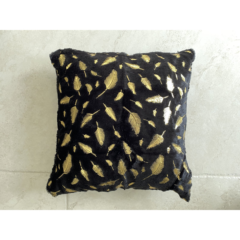 Coussin avec insert - blanc, Noir