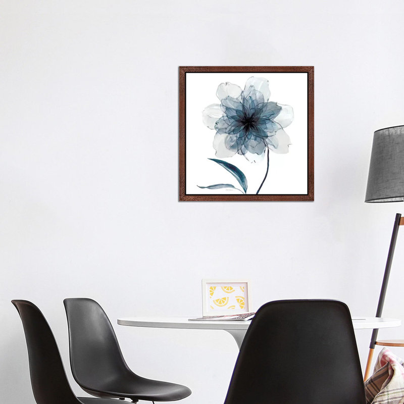 Indigo Bloom II by Carol Robinson - Painting on Canvas, 45.72 cm H x 45.72 cm W x 1.91 cm D, Wrapped Canvas