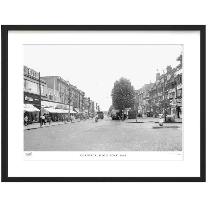 Chiswick, High Road 1961 by Francis Frith - Single Picture Frame Print, 40cm H x 50cm W x 2.3cm D