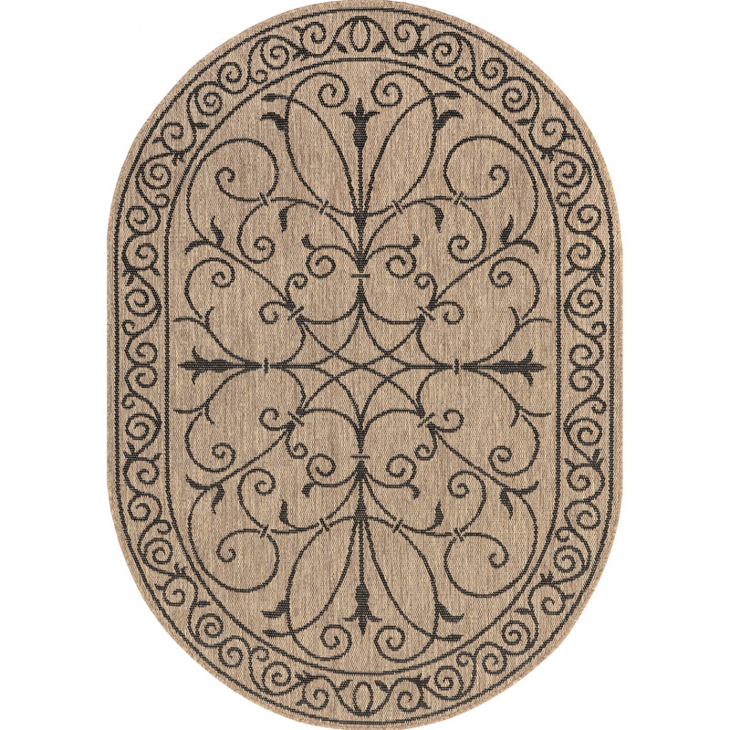 Concetta Indoor / Outdoor Rug, Oval 5' x 8'