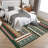 Geometric Machine Washable Rug for Living Room Bedroom Striped Non-Slip Low Pile Rubber Backing Area Rug for Playroom Office Kitchen Dining Room Dorm and Bedside Decor-1233185742