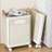 Plastic Rolling Laundry Hamper with Handles