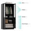 Armoire moderne 20 po x l 94,5 po x H 71 po avec portes à fermeture douce - garde-robe en verre cannelé avec tablettes et tiroirs-790954454
