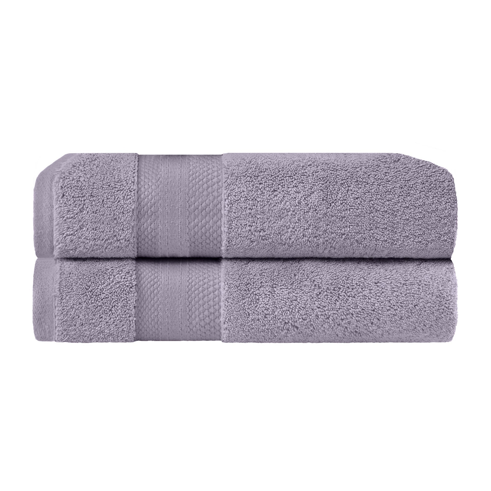 Finnian Turkish Cotton Bath Towel, Wisteria, Bath Towels - 2 Pack