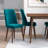 Keyauna 4 - Person Solid Wood Solid Wood Top Four Leg Dining Set