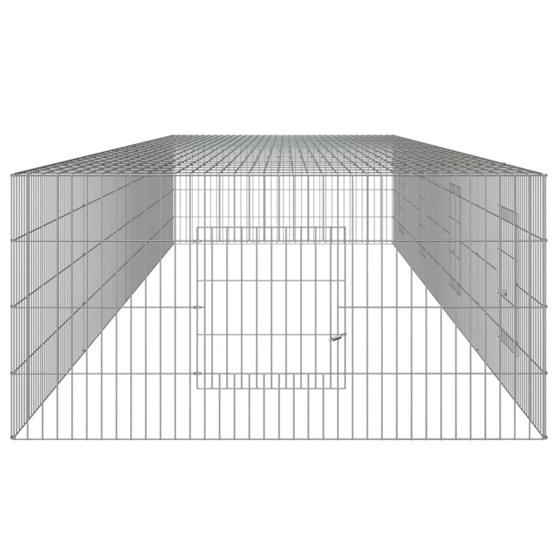 Donohue Weather Resistant Rabbit Cage, 54cm H x 433cm W x 109cm D