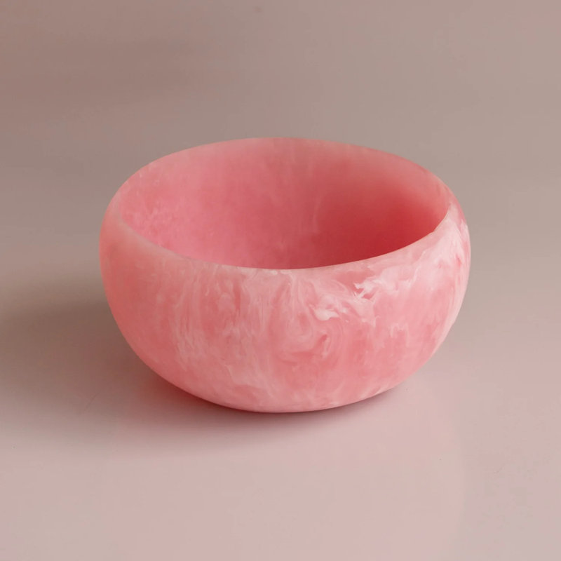 Resin Rice Bowl, Raspberry