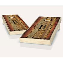 Jacksonville Jaguars Alternating Wood Look Triangle Cornhole Boards - NFL