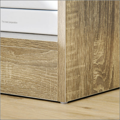 Small End Table With Storage Shelf And Drawer
