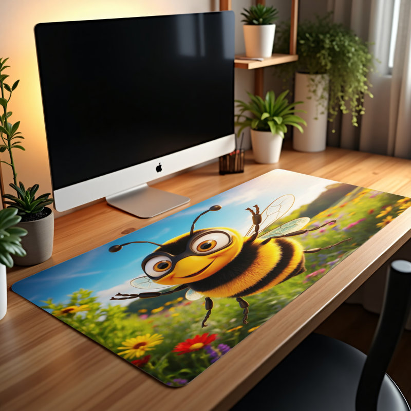 Polyester Desk Pad, 14.4x12.1