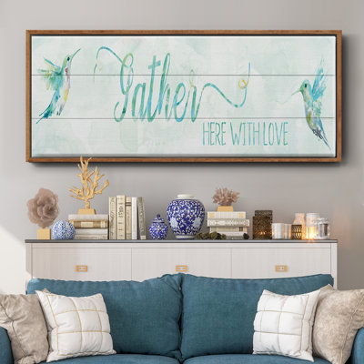 Gather Here- Framed Canvas