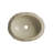 Luna 18'' Bathroom Sink, Irregular Oval Resin Vessel Basin With Stone Pattern, Artistic Style Sink, No Faucet, Beige Color 
