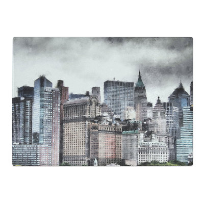 New York Skyline Vol.8 Painting Chopping Board