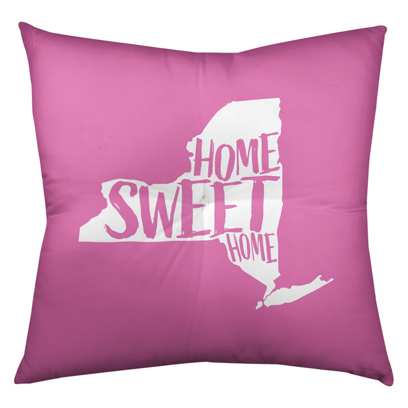 Coussin de sol touffeté home, 30 po x 30 po, Rose, New York