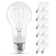 Luxrite Vintage A19 LED Light Bulb 7W=60W 5CCT 2700K 3000K 3500K 4000K 5000K Dimmable 800 Lumens, Standard LED Edison Bulb UL Listed, E26 Base 12 Pack
