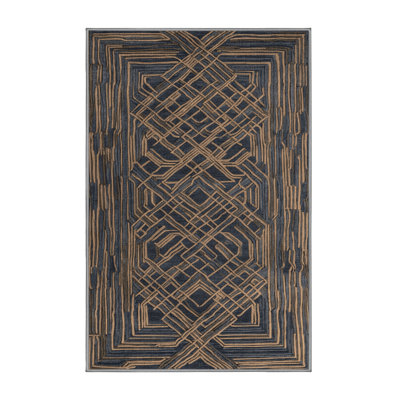 Tapis gris lavable à la machine