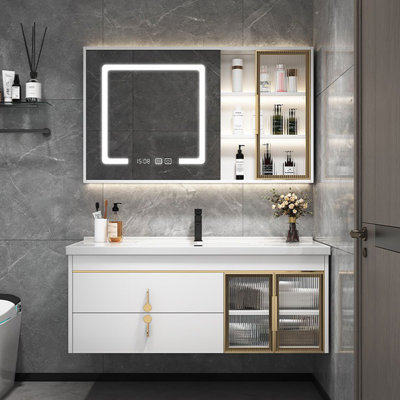 Light luxury modern bathroom cabinet