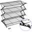 Grille de refroidissement pliable à 2/3/4 niveaux avec conception de 3 réglages réglables