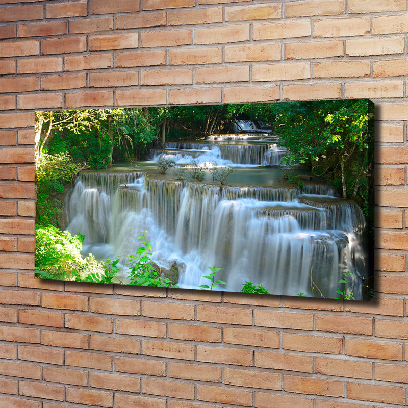 Waterfall - Wrapped Canvas Print
