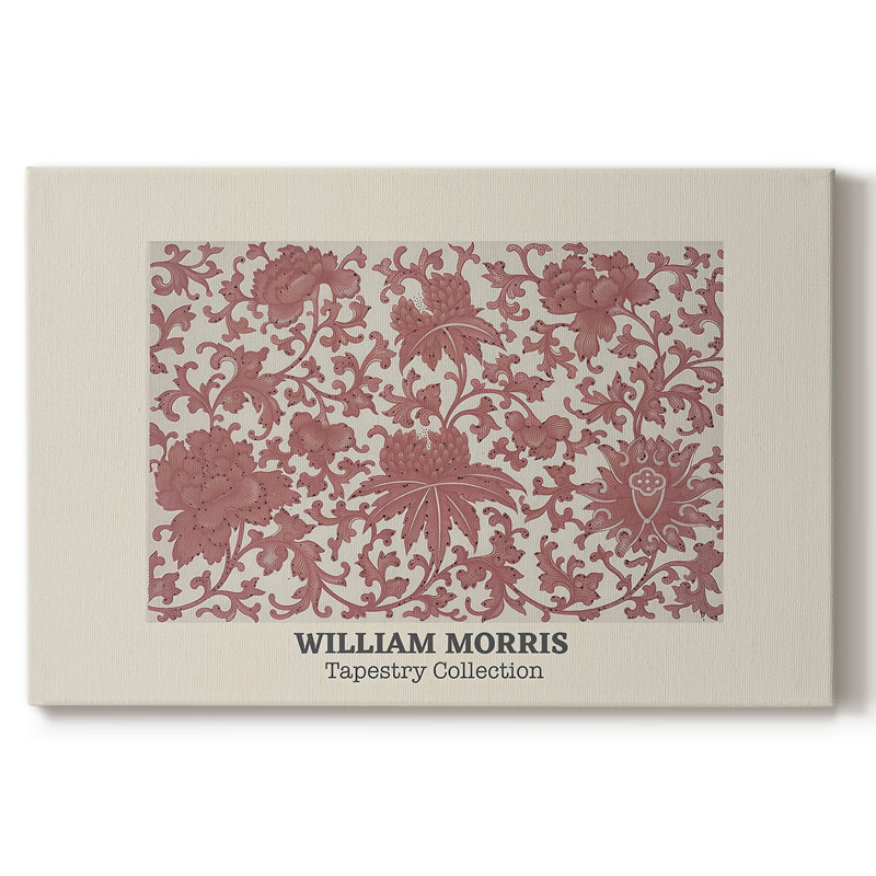 Floral Design (Tapestry Collection Print)-William Morris-Gallery Wrapped Canvas-c. Late 19th Century (Original), 24 x 36