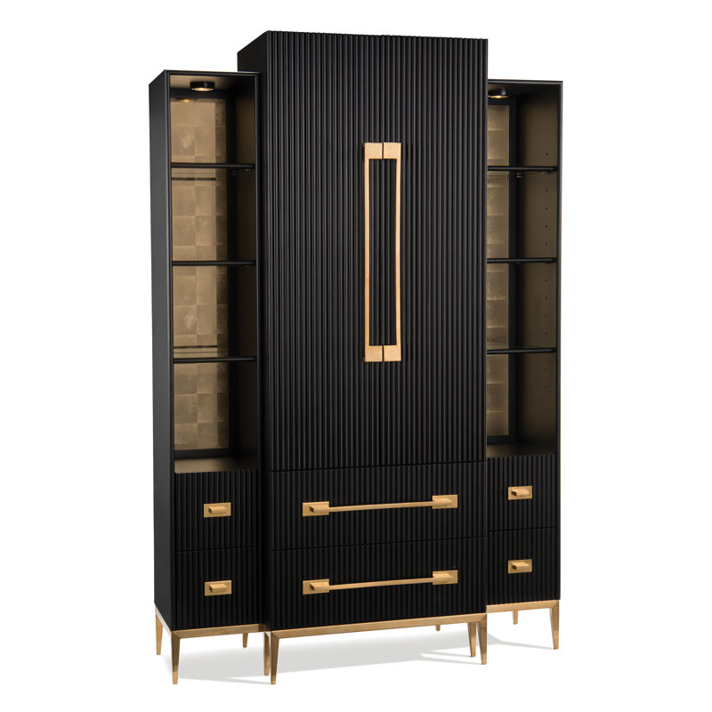 Black Lighted Display Stand