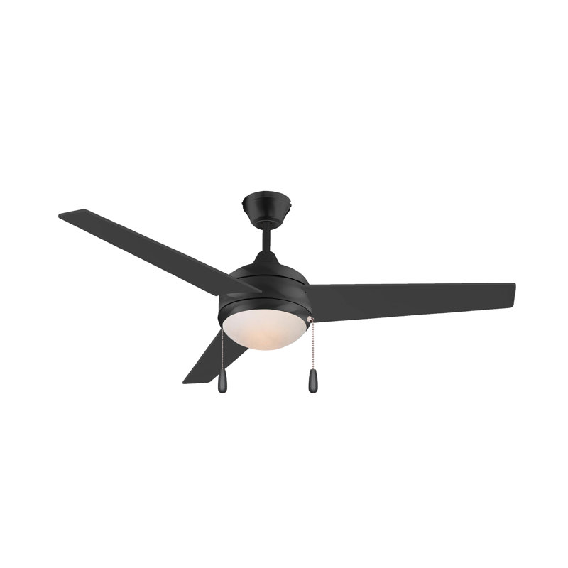 Ventilateur de plafond 52 po Skylux, Black, Matte Black, 3