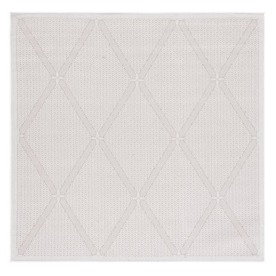 Tapis d'intérieur / extérieur à motif géométrique Kircher Performance
