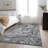 Premium Machine Washable Cerrito AMF519 Pewter Rug-103840093