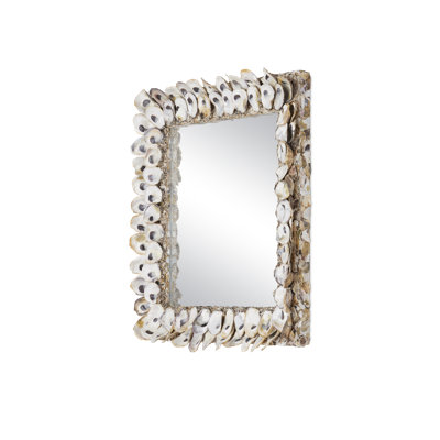 Oyster Shell Square Shell Wall Mirror