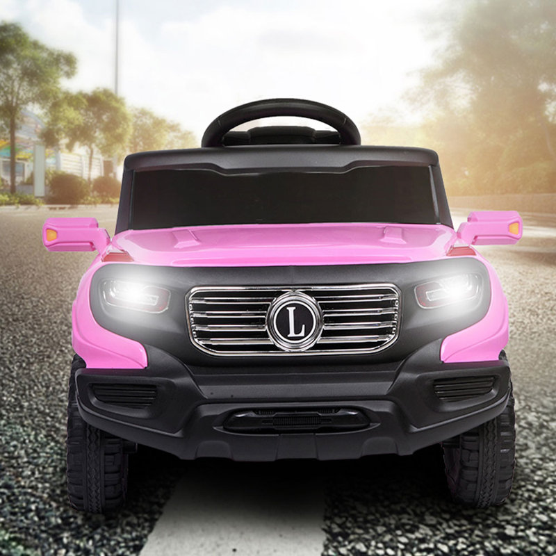 Pink 6V Kids Ride-On Truck with Remote Control