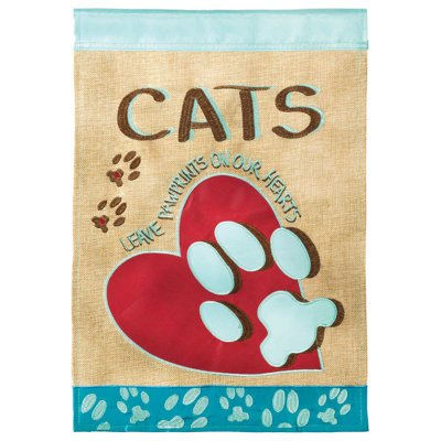 Double Sided 18'' H x 13'' W Polyester Animal Garden Flag