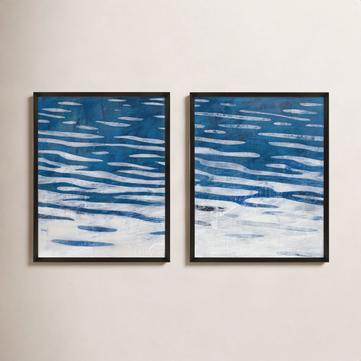 Radley "Oceanview" Print by Ivo Stoyanov, 20" H x 32" W x 1.25" D, Black Framed