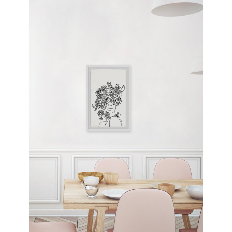 Flower Is A Smile - Single Picture Frame Print, 61cm H x 41cm W