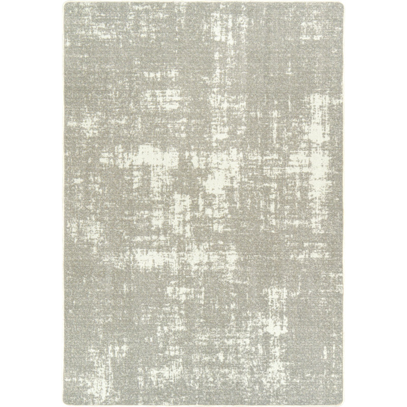 Tapis beige / blanc, Rectangle 7 pi 8 po x 10 pi 9 po