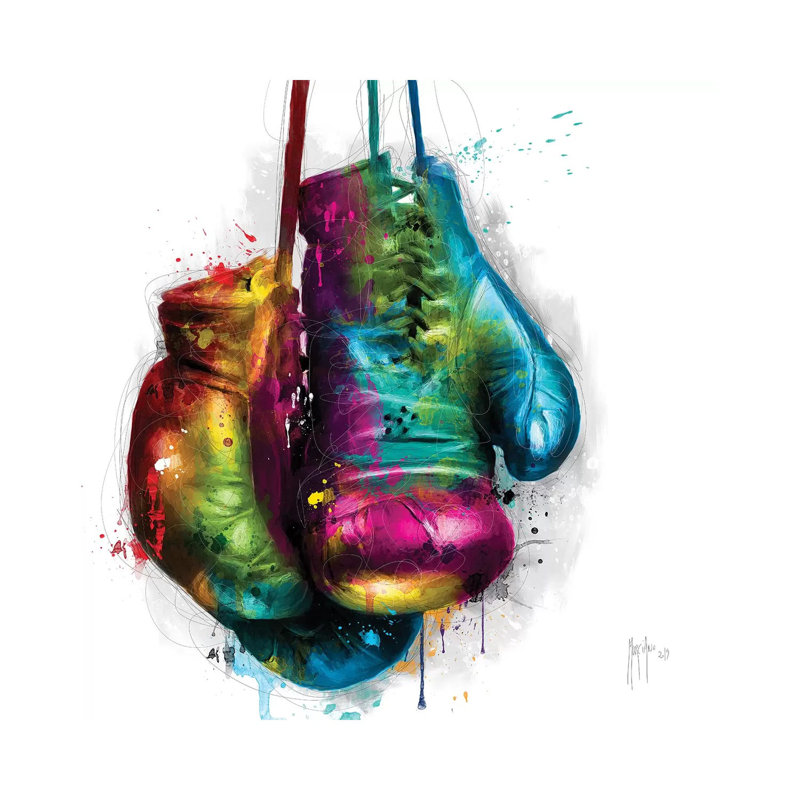 Boxing by Patrice Murciano - Wrapped Canvas Painting, 66.04 cm H x 66.04 cm W