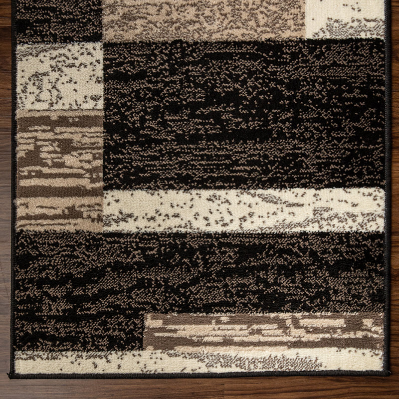Tapis ou tapis de couloir 100% polypropylène Valenti, Rectangle de 5 pi x 8 pi