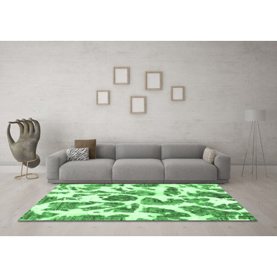 Washable Abstract Indoor Rug