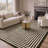 Monaco Series Abrstract Black/Gray/Ivory/Beige Area Rug-154172648