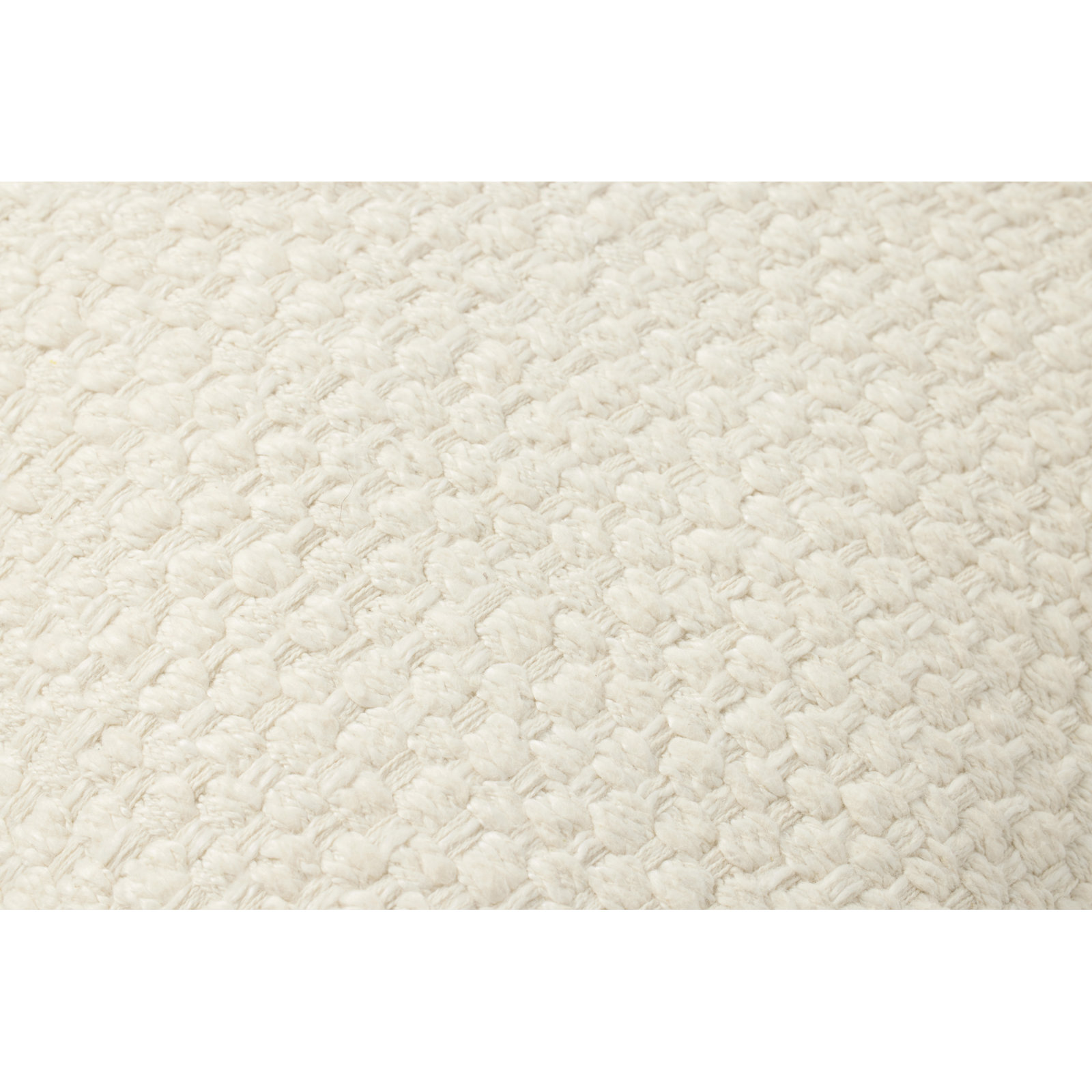 Fringed Cotton Throw Pillow, Pillow Cover Only - No Insert, Ivory