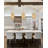 3 - Light Antique Brass Cylinder Pendant