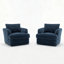 Ensemble de 2 fauteuils en velours Alameda-119399945