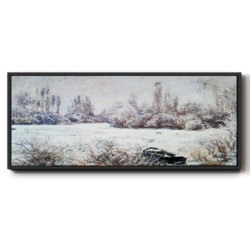 The Frost, 1880- Framed Canvas, 8" H x 20" W